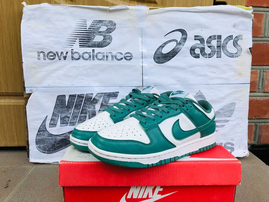 Кроссовки Nike Dunk Low баскетбольные кожаные