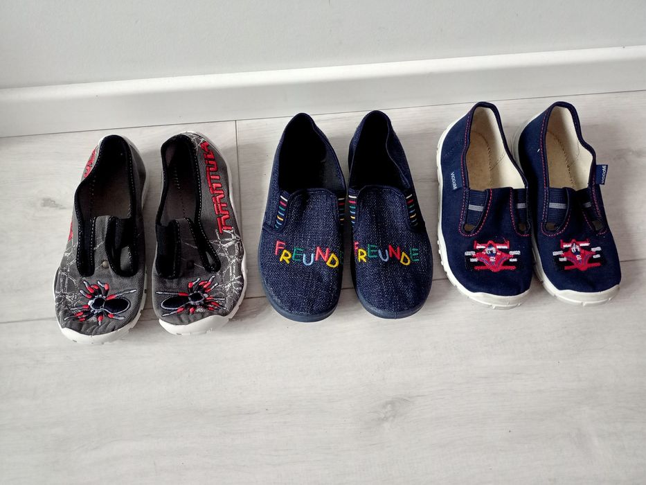 Kapcie 31 chłopięce do przedszkola szkoły wsuwane solidne ViGGaMi