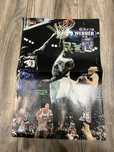 Plakat dwustronny  Chris Webber/ Luis Figo