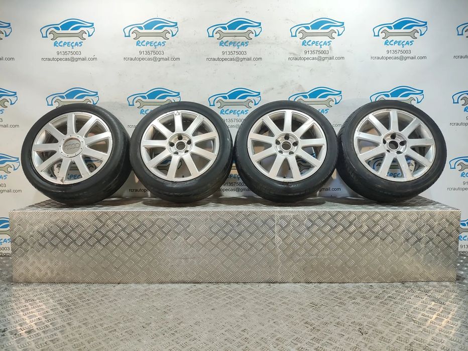 - Conjunto Jantes 17 Ronal Originais Audi A4 B6 7,5J ET 43 5x112