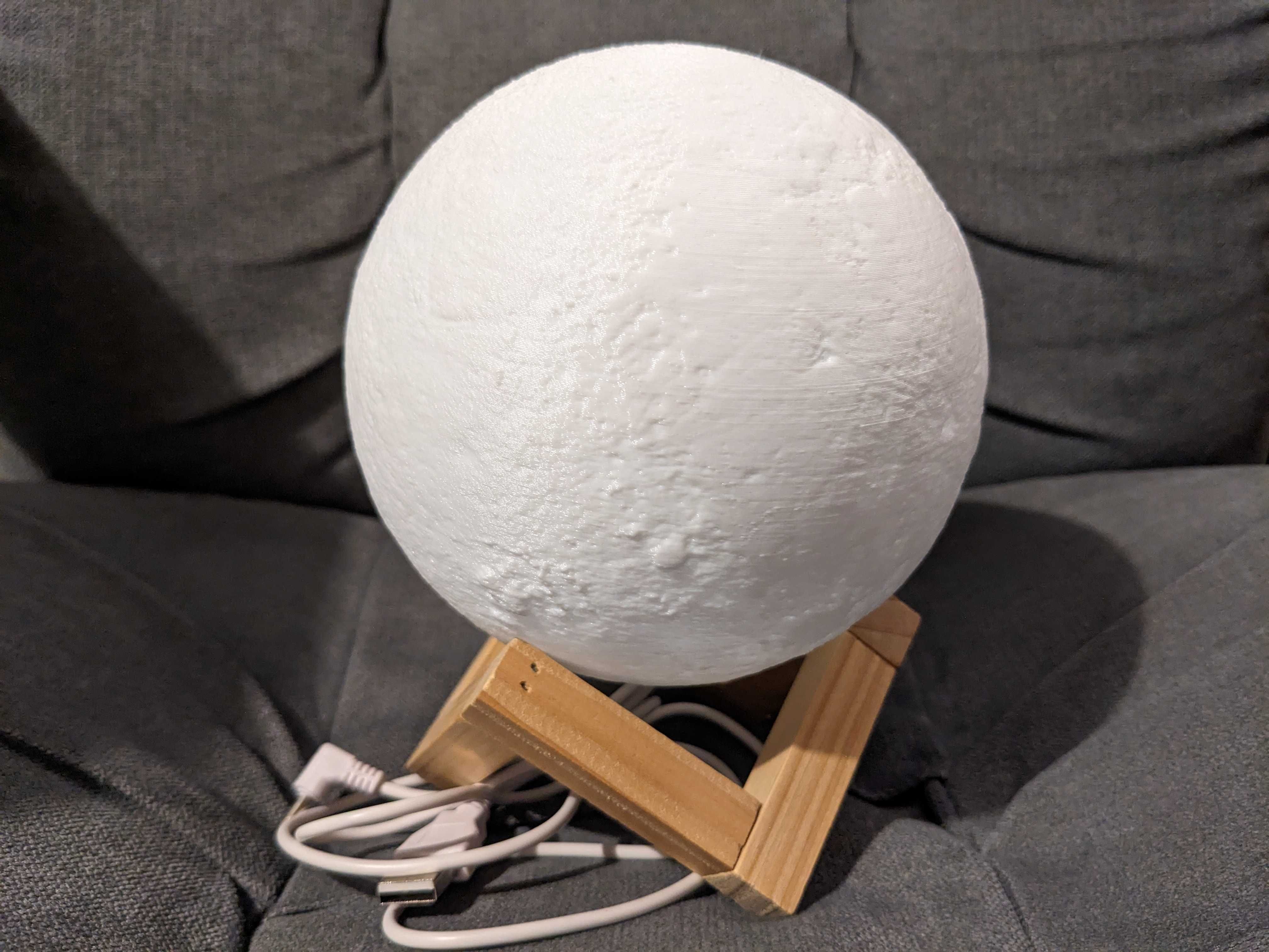 Нічник Місяць 3D Moon Lamp 15 см сенсорне керування 2 режими
