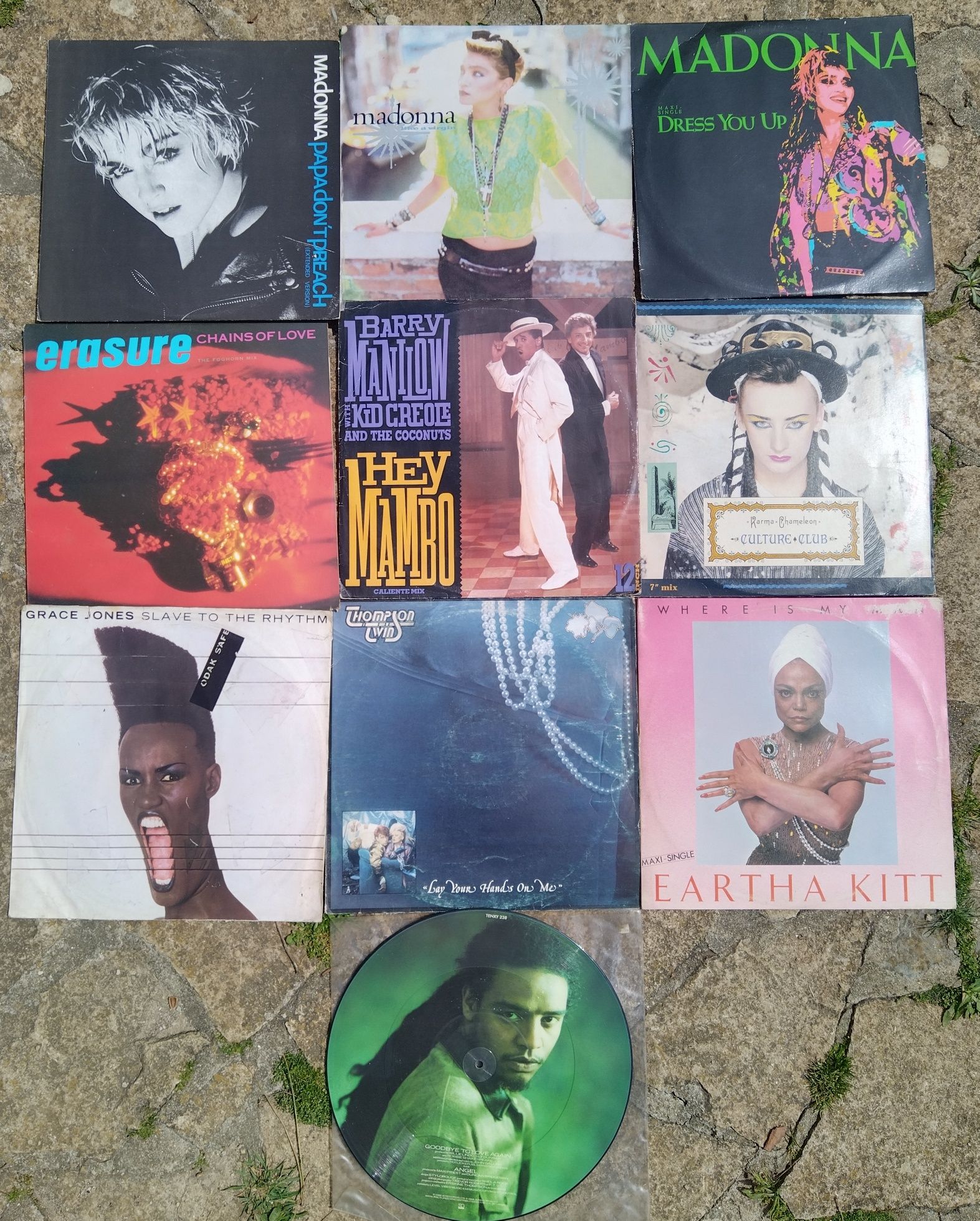 Madonna, Erasure, Culture Club - Lote 10 Maxis Vinil