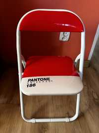 Krzesło dziecięce  składane Seletti Pantone Ruby Red dziecięce