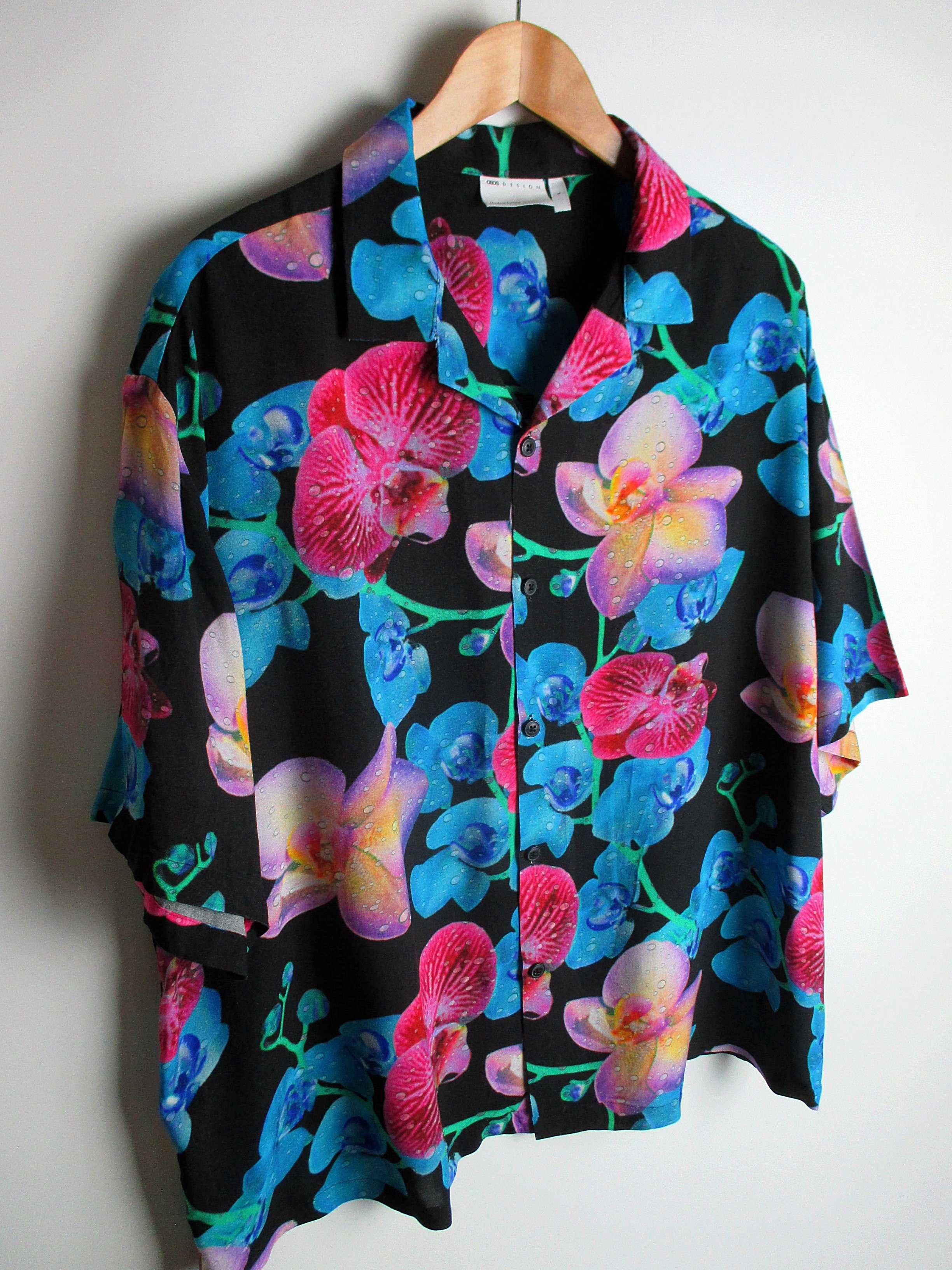 Рубашка/гавайка ASOS - Oversized Boxi-fit Floral Shirt