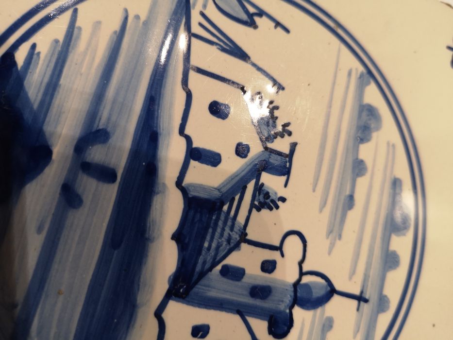 1800 Fajans Kafel kafelek Delft XVIII 18 wiek