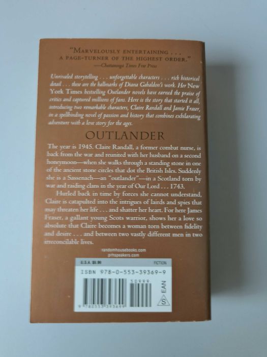 Diana Gabaldon, Outlander, wersja angielska