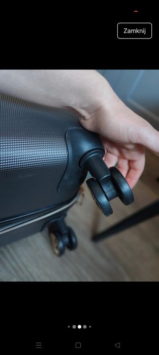 Duża walizka Puccini antracyt