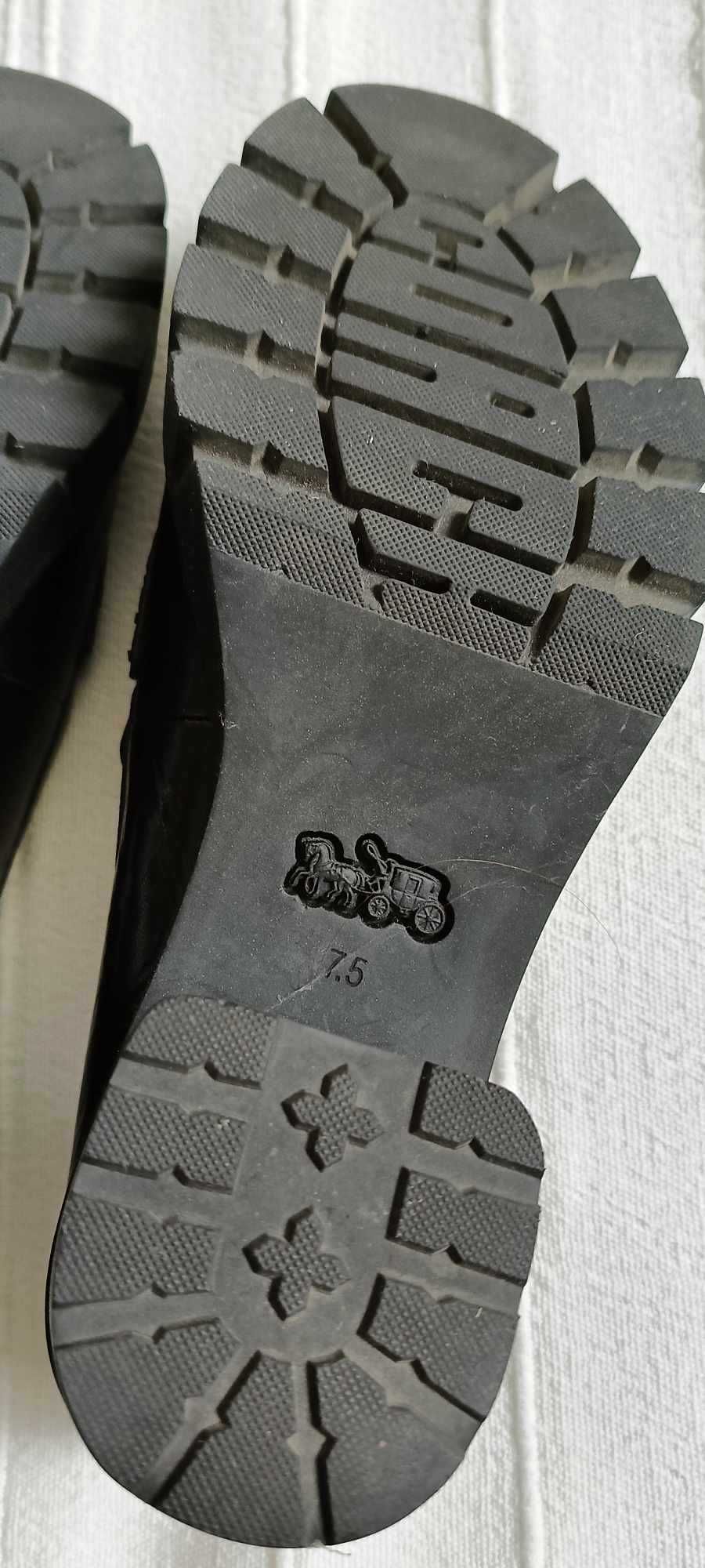 Buty czarne mokasyny damskie