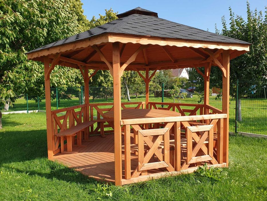 Montaż i meble w cenie 6-kąt altana 5x5 altana 4x4 altana 6x6 MS5A A17