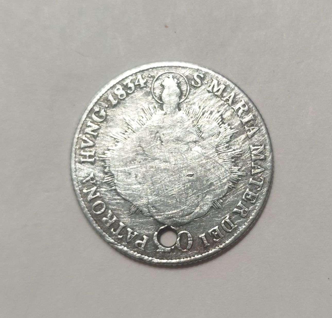 20 крейцерів 1834 рік срібло