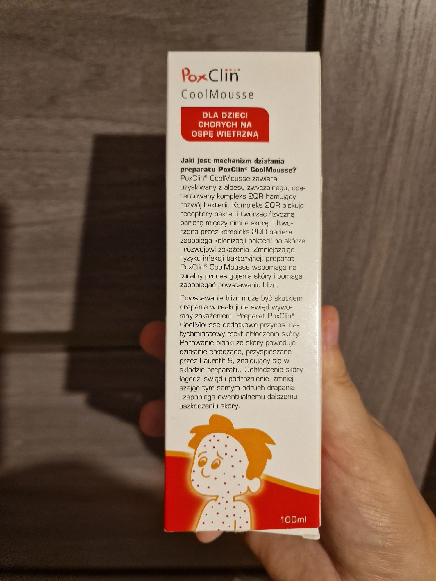 POXCLIN COOLMOUSSE pianka na ospę 100 ml