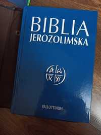 Biblia Jerozolimska (+Skórzane Etui) (Jak Nowa)