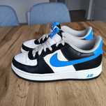 Buty Nike air force 1 niebiesko czarne 38,5