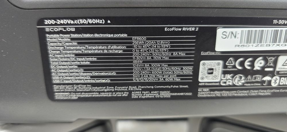 ECOFLOW RIVER 2. 484watt