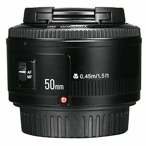 Canon Yongnuo 50mm 1.8 em bom estado geral