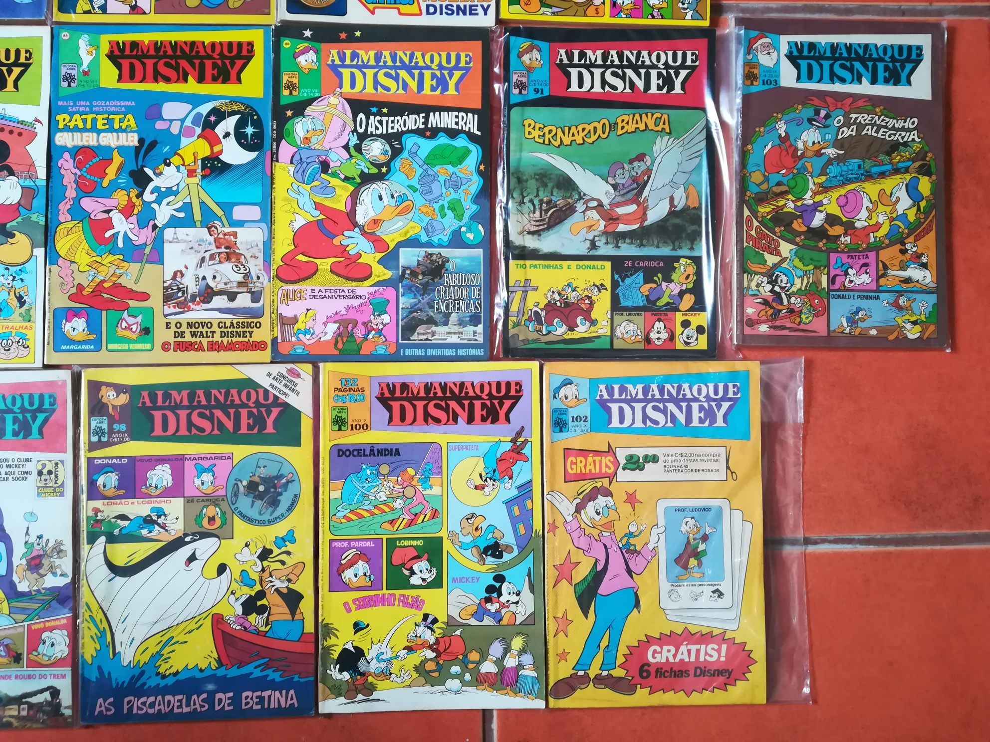 32 Almanaques Disney desde 1972