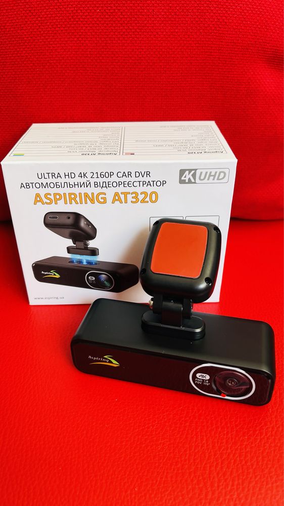 Відеореєстратор Aspiring AT320 UHD 4K, Speedcam, WiFi, GPS