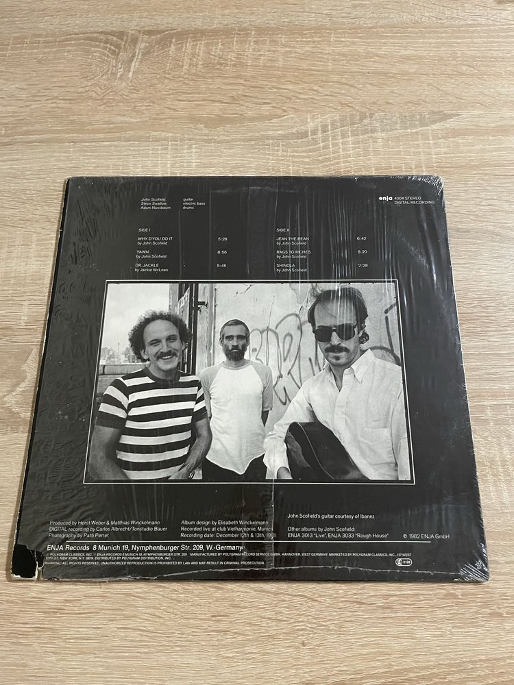 John Scofield Shinola EX+ Germany lp