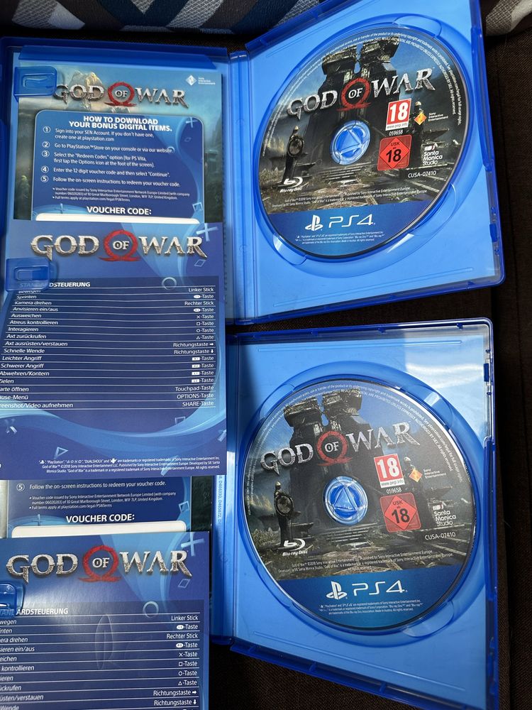 Игры для Playstation 4, ps4, ps5, God of War Day One Edition