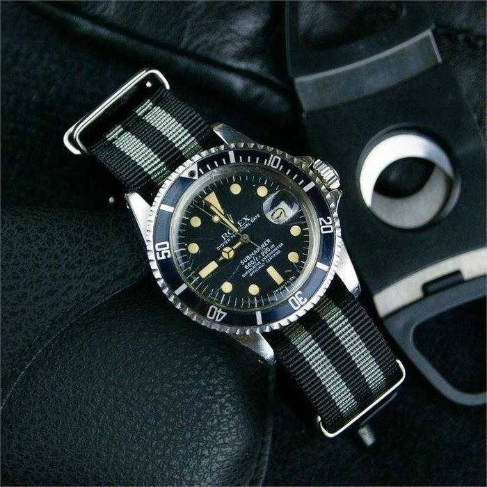 Pasek do zegarka NATO 24mm nylonowy parciany Bond 007