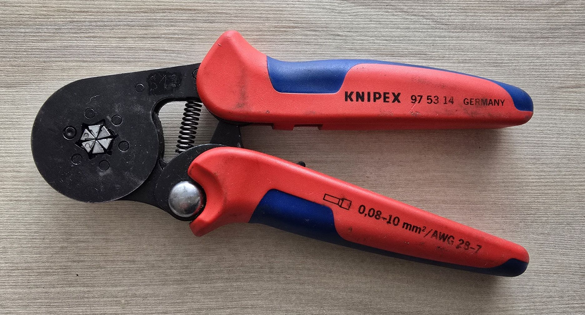 KNIPEX 97 53 14 Szczypce Praska do Zaciskania Tulejek 0,08-16 mm²