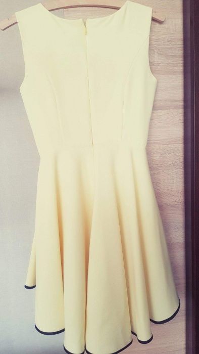 Sukienka cytrynowa żółta S