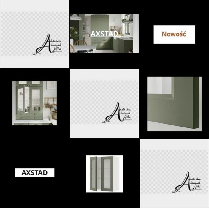 30x80cm. A X S T A D ikea metod front drzwi obudowy maximera knivshult