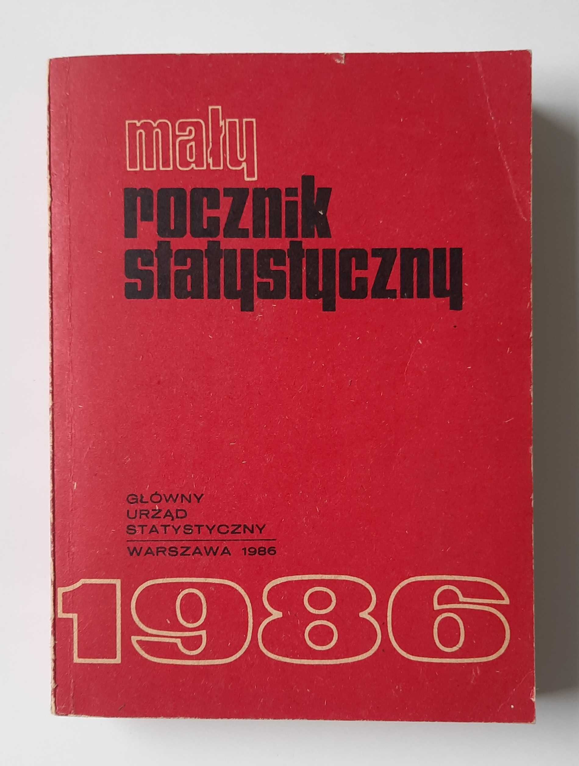 Mały rocznik statystyczny GUS 1986 rok PRL