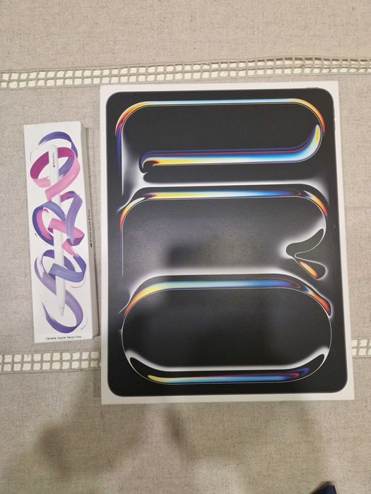 iPad Pro M4 13” 256GB + Apple Pencil Pro + Capa Spigen