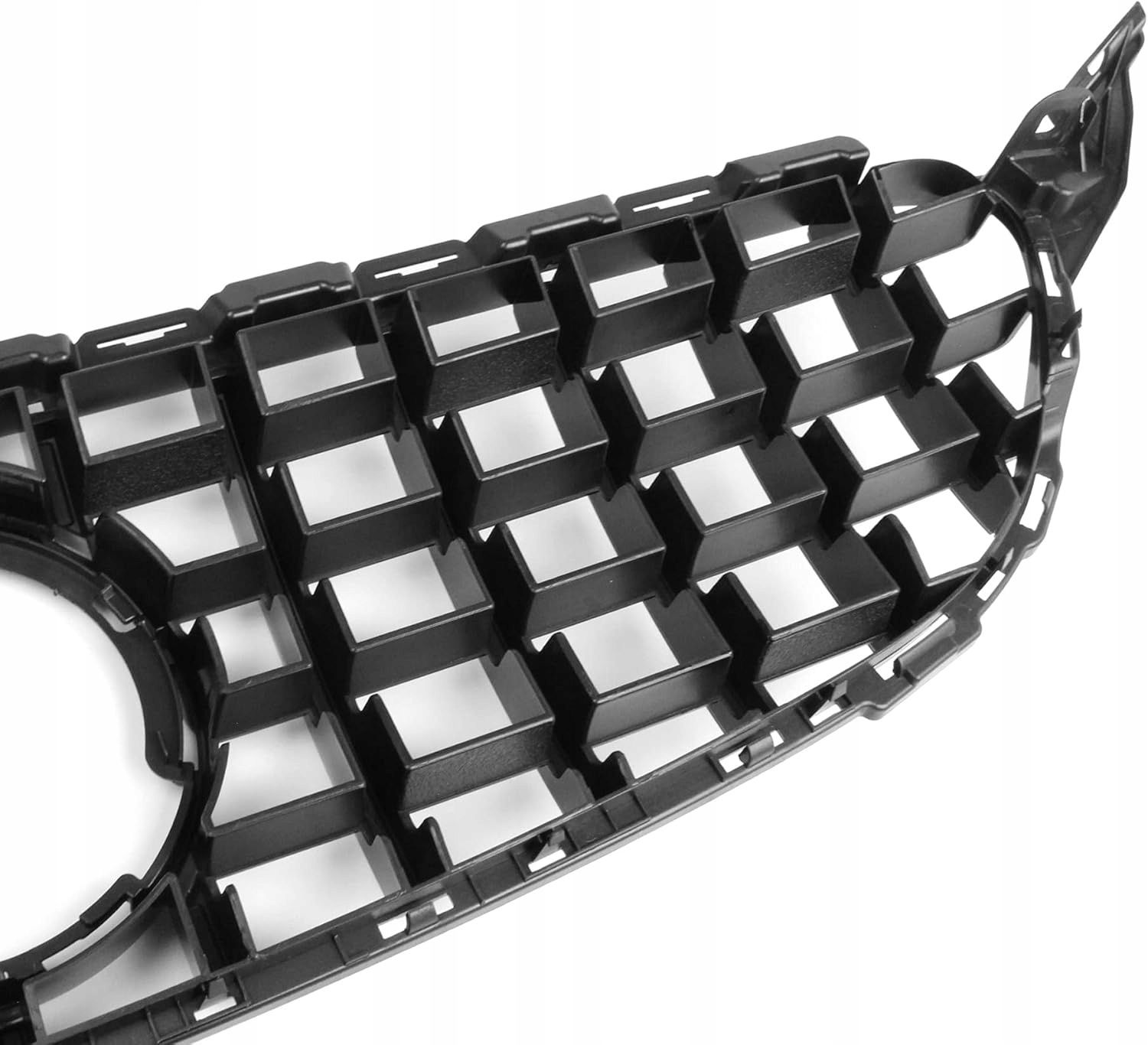 Grill Atrapa Zderzaka Mercedes C class W205 GTR Piano Black 2014-18