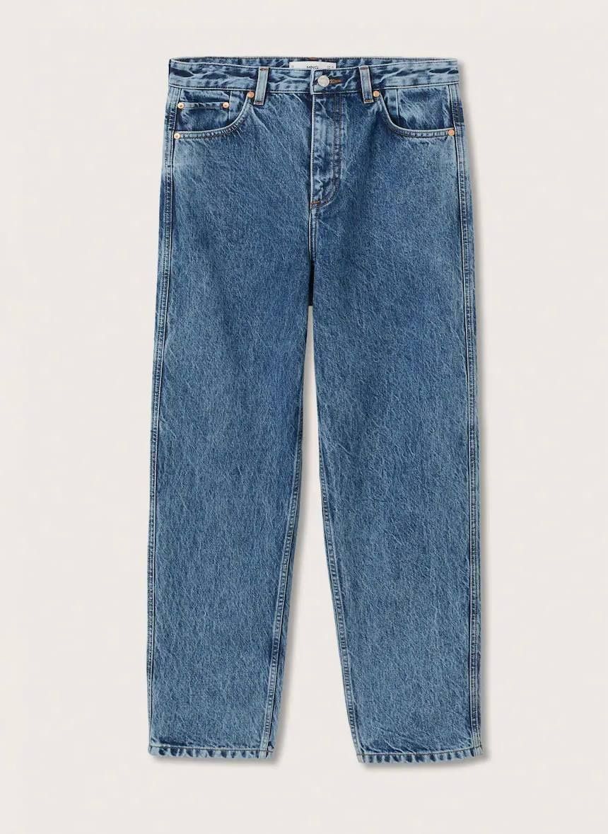 Женские джинсы Mango с высокой посадкой джинси мом жіночі джинси Mango