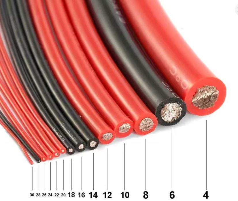 Дроти для АКБ, ДБЖ або інвертора