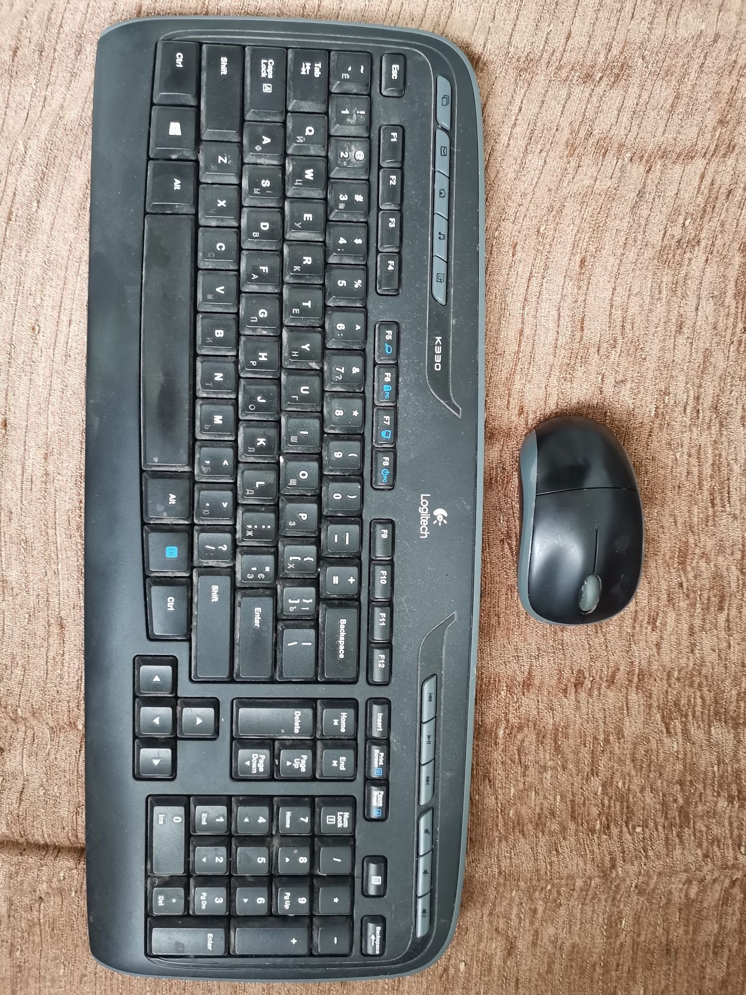 logitech k330 бездротова клавіатура (беспроводная клавиатура)