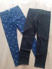 Getry legginsy dla dziewczynki Cool Club i H&M r. 134