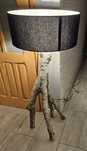 Lampka z drewna hand made loft
