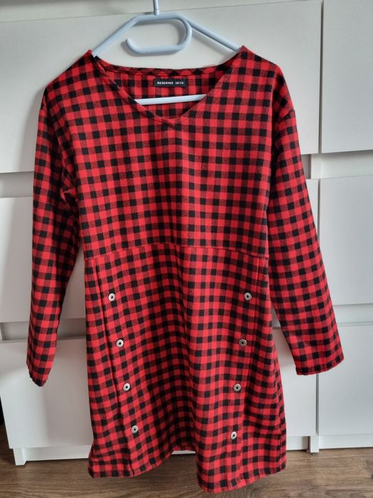 Sukienka sukieneczka wizytowa elegancka Boże Narodzenie  Reserved 128