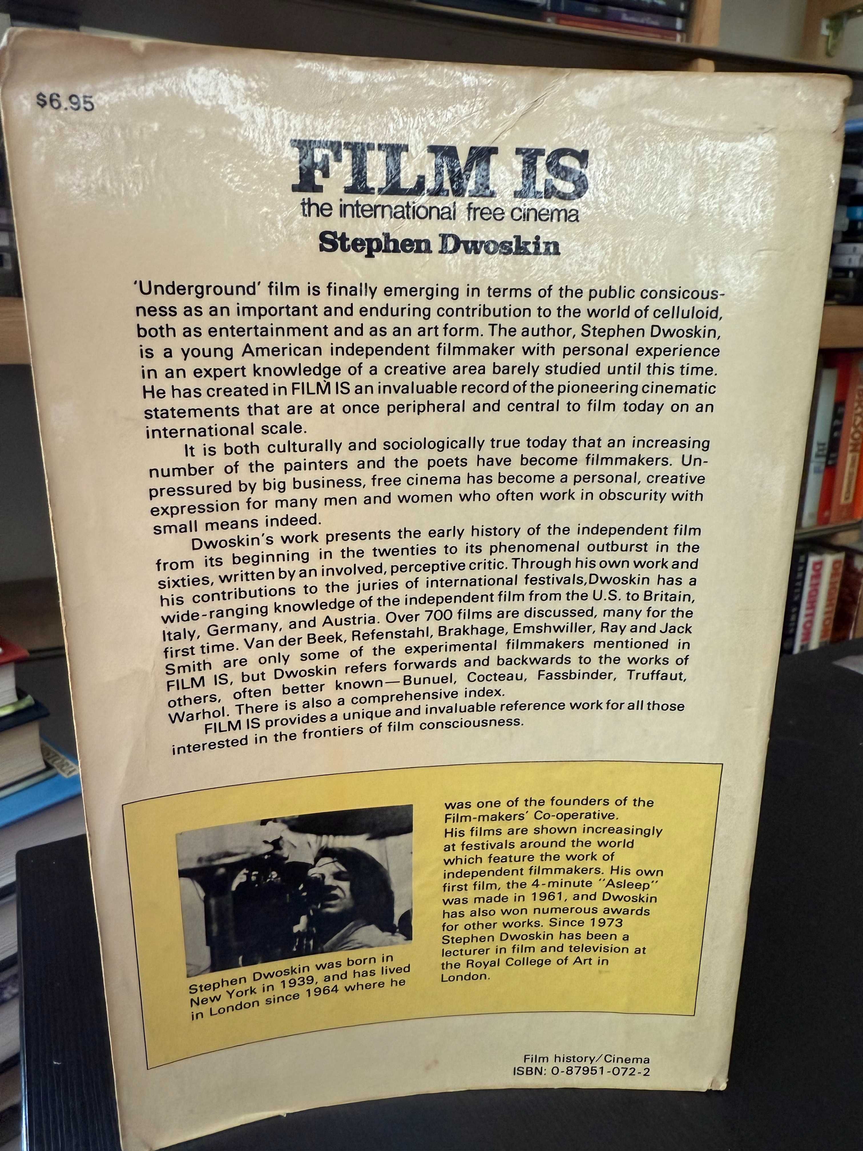 Stephen Dwoskin – Film Is : The International Free Cinema