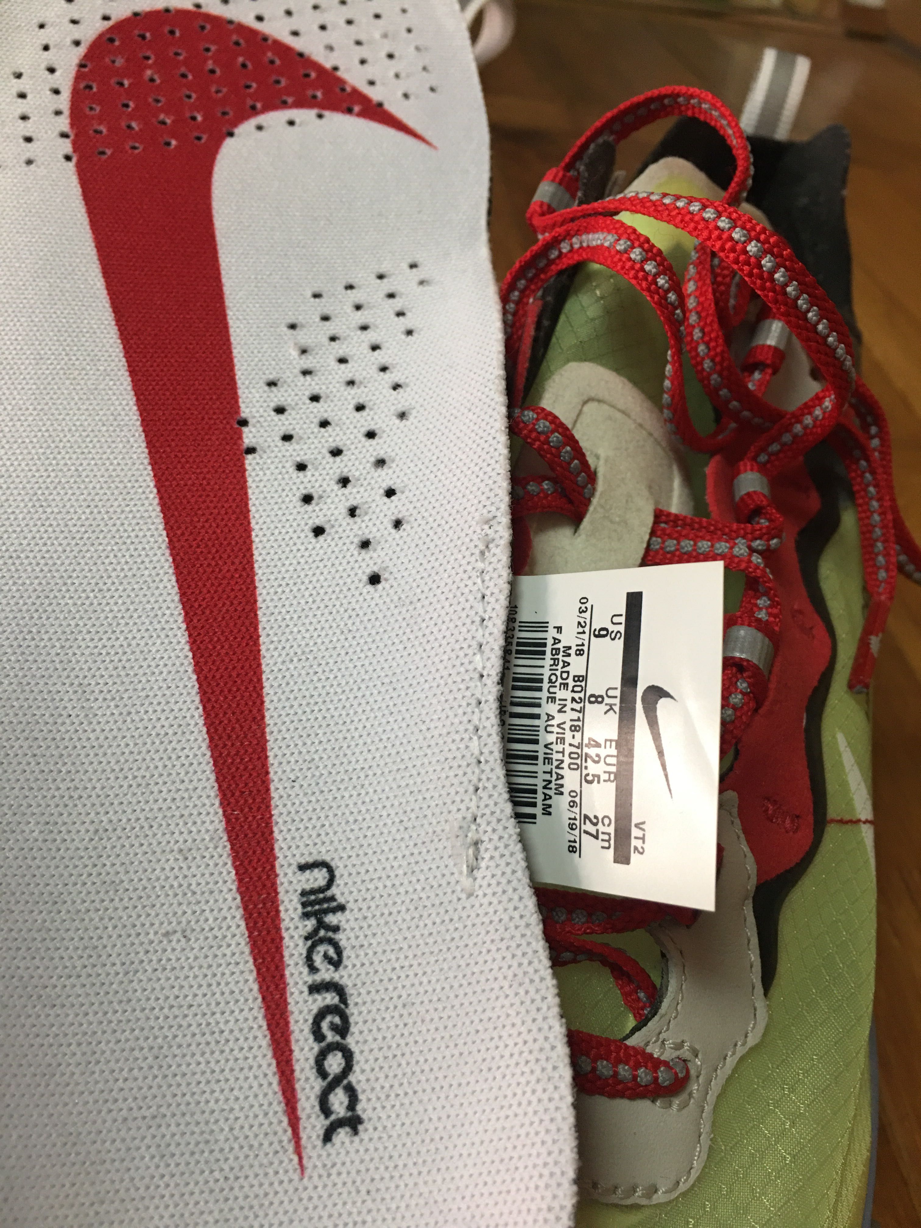 Nowe buty Nike Epic React Element 87 Undercover JunTakahashi Volt 42.5