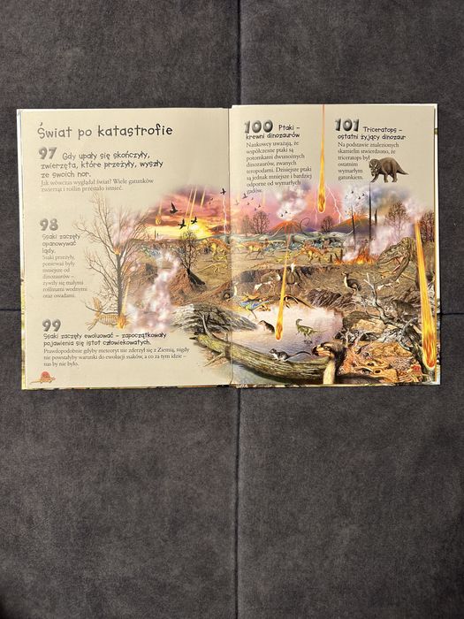 Książka 101 Ciekawostek - Dinozaury