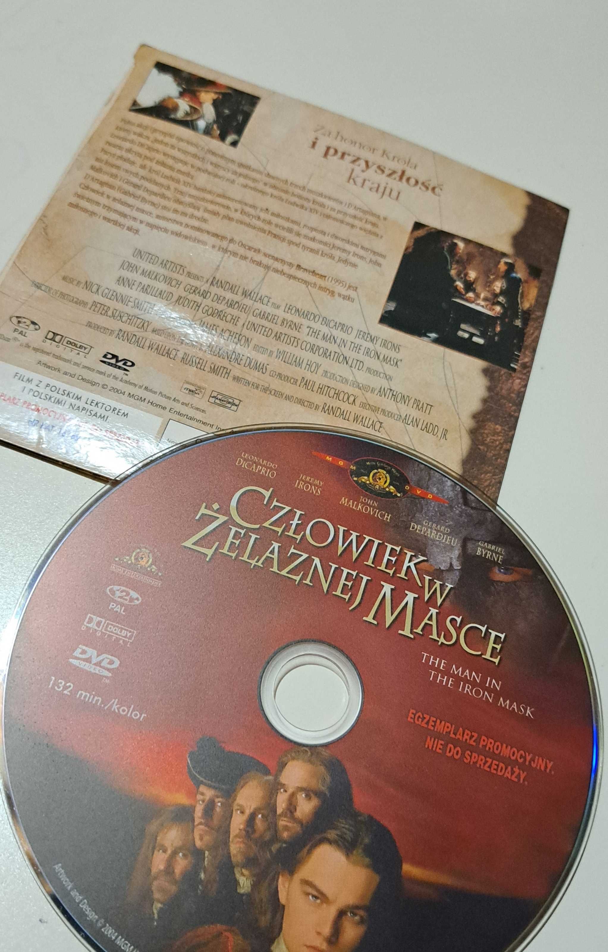 Człowiek w żelaznej masce film na DVD