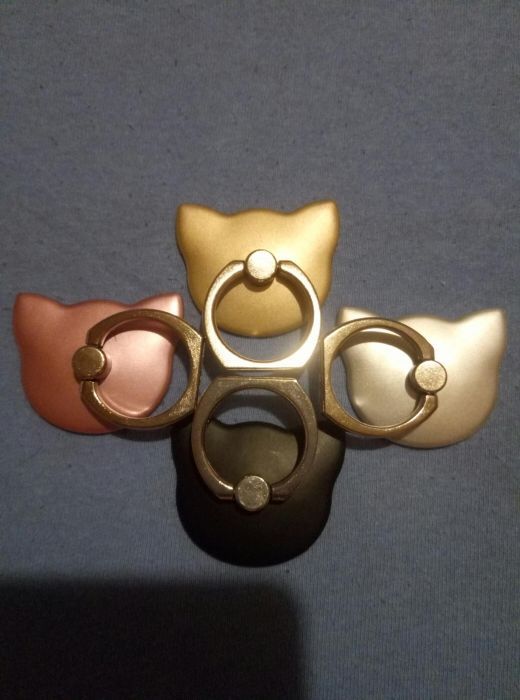 Ring holder uchwyt pierścień do telefonu kotek - 4 kolory