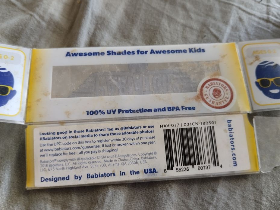 Okulary przeciwsłoneczne UV Babiators 0-2