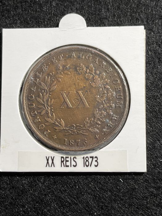 XX Reis 1873 (Cobre )