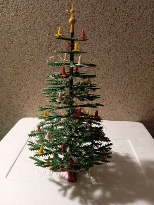 PRL Miniaturowa choinka Vintage