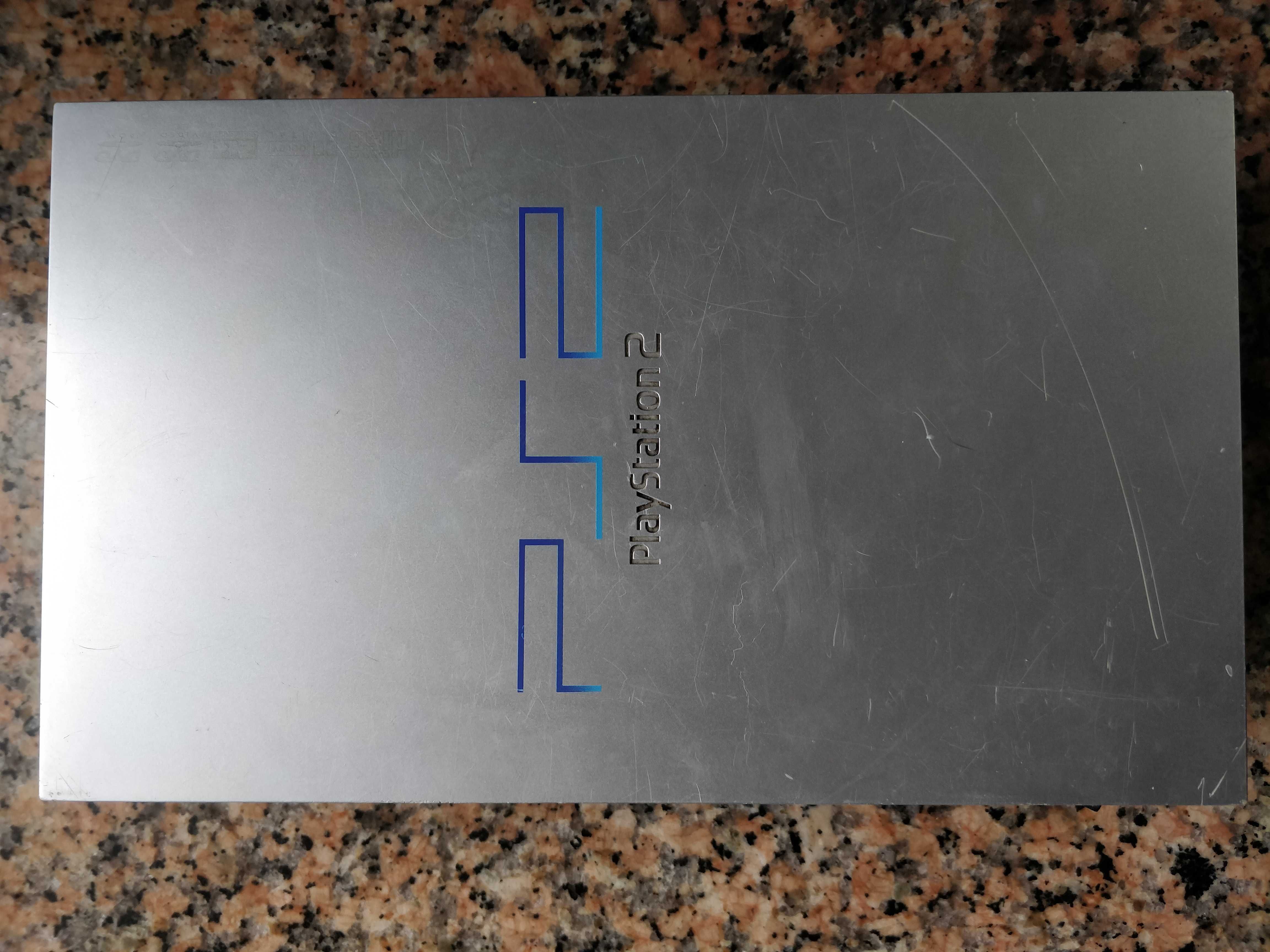 PS2 Silver Edition (para peças)