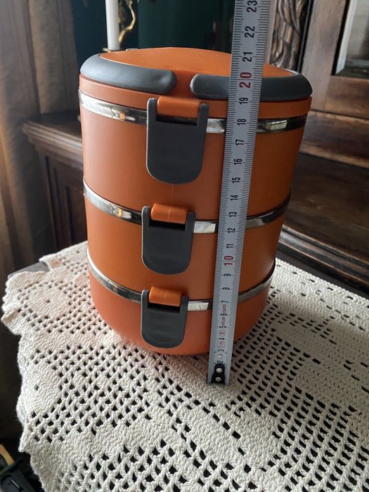 Zestaw 3 częściowy pojemnik garmażeryjny do przechwywania do żywności