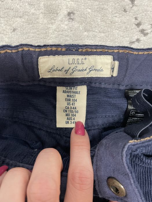 Вельветовые штаны H&M