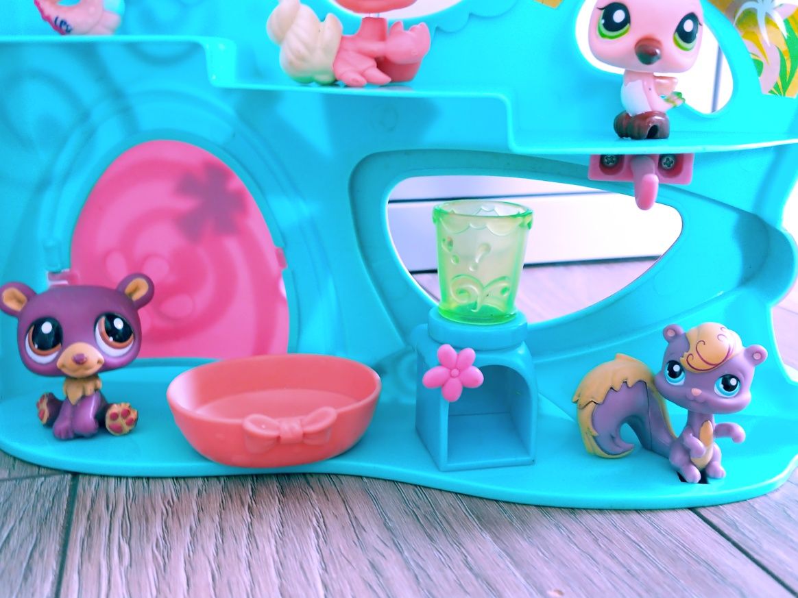 Domek littlest pet shop centrum aktywności lps zwierzątka