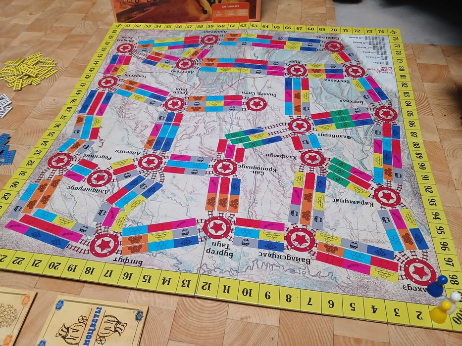 Настільна гра "Дикий захід Залізні дороги"