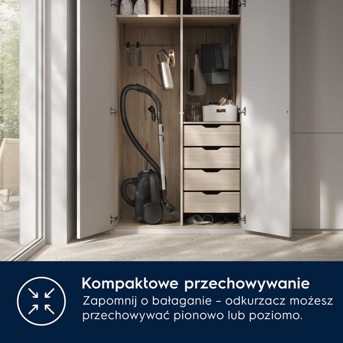Odkurzacz Electrolux EB61C2DBP – jak nowy, użyty tylko raz!